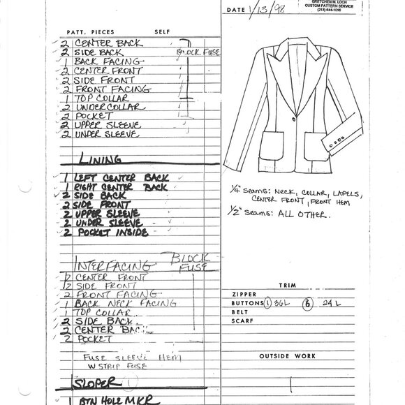 Anna Huling Gray Wool Blazer - Picture 16 of 16